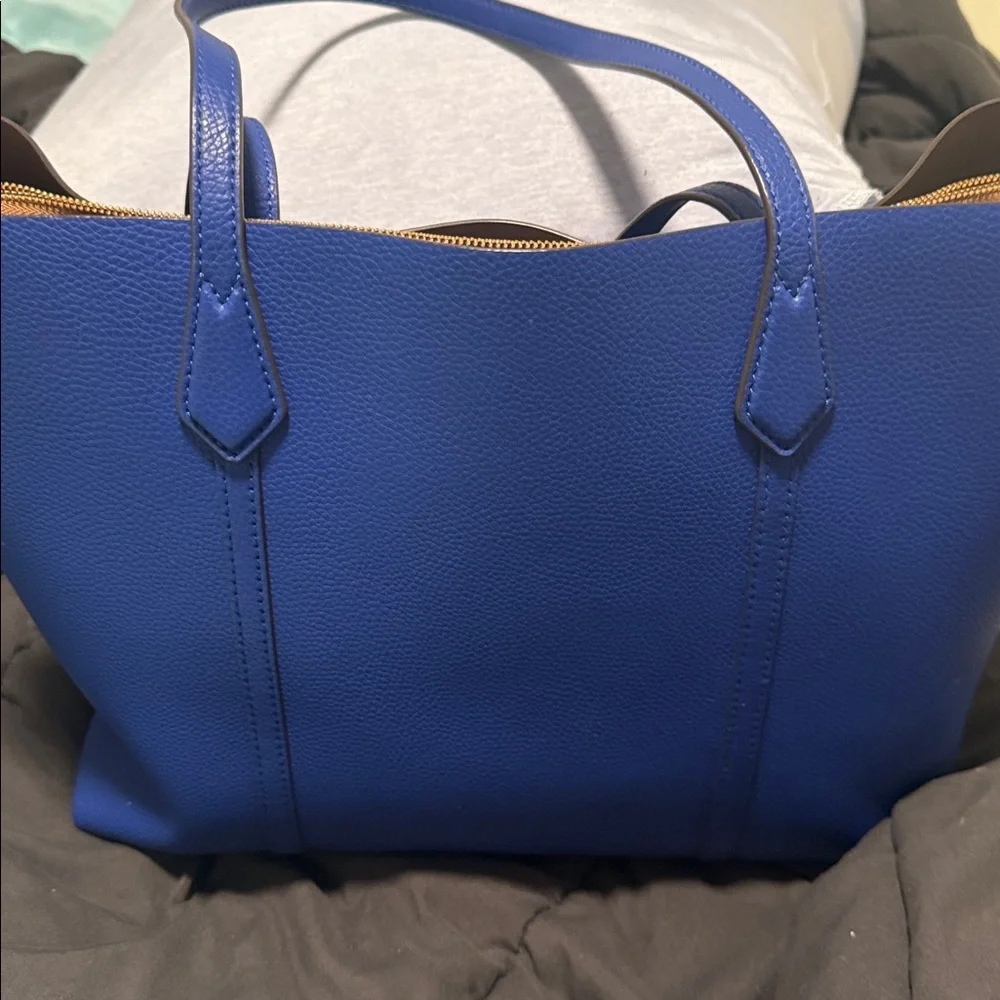 Tory Burch Blue Perry Tote Bag - Picture 6 of 6